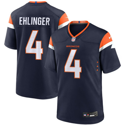 Sam Ehlinger Denver Broncos 2026 Alternate Mile High Collection Game Jersey - Navy