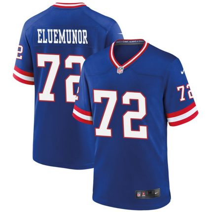 Jermaine Eluemunor New York Giants 2026 Classic Game Jersey - Royal