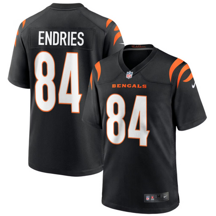 Jack Endries Cincinnati Bengals 2026 Game Jersey - Black