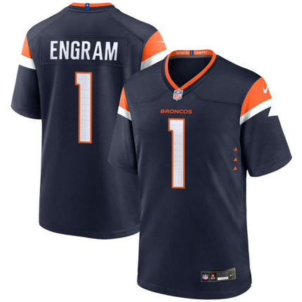 Evan Engram Denver Broncos 2026 Alternate Mile High Collection Game Jersey - Navy
