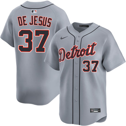 Enmanuel De Jesus Detroit Tigers 2026 Road Limited Jersey - Grey