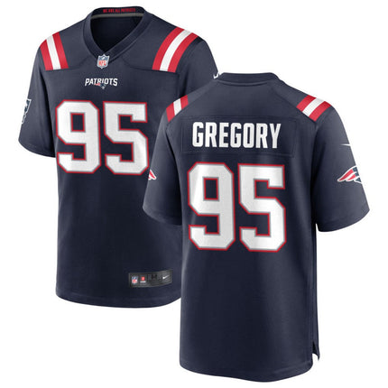 Eric Gregory New England Patriots 2026 Game Jersey - Navy