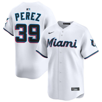 Eury Perez Miami Marlins 2026 Home Limited Jersey - White