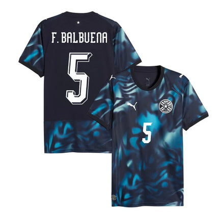 Fabian Balbuena Paraguay National Team 2026 World Cup Away Jersey - Navy