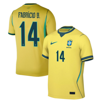 Fabricio Bruno Brazil National Team 2026 World Cup Home Jersey - Yellow