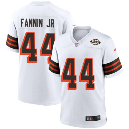 Harold Fannin Jr. Cleveland Browns 1946 Collection Alternate Jersey - White