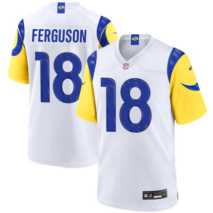 Terrance Ferguson Los Angeles Rams 2026 Game Jersey - White