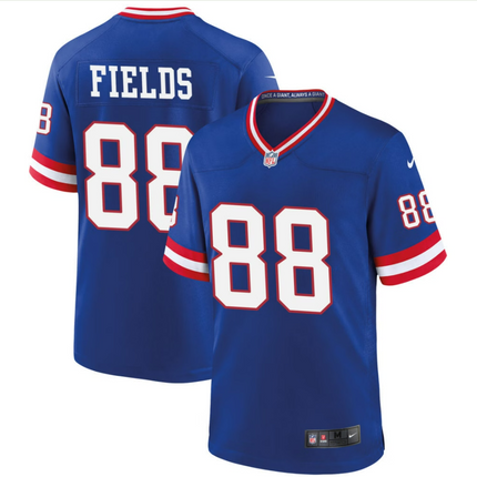 Malachi Fields New York Giants 2026 Classic Game Jersey - Royal