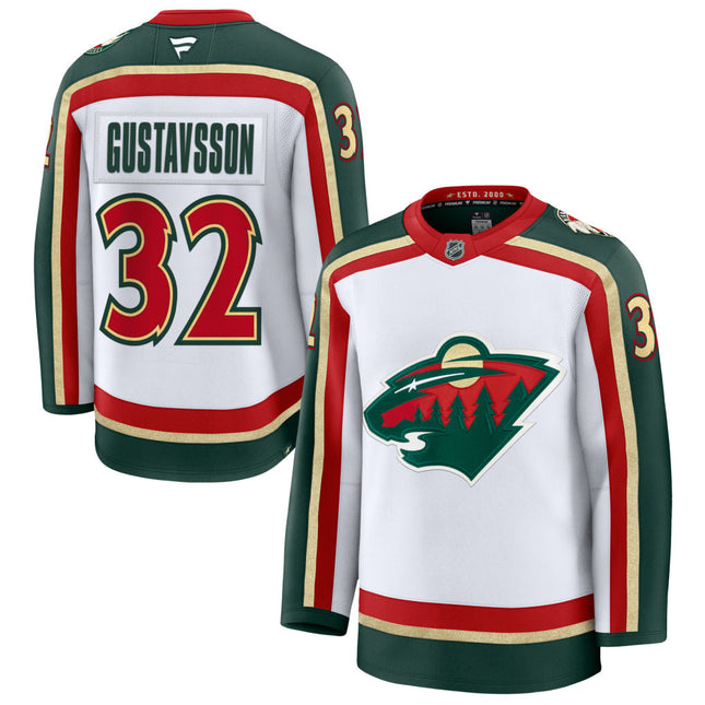 Filip Gustavsson Minnesota Wild 25th Anniversary Premium Jersey - White