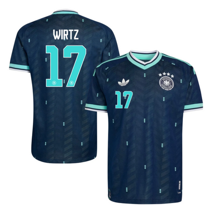 Florian Wirtz Germany National Team World Cup 2026 World Cup Away Jersey - Navy