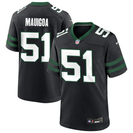 Francisco Mauigoa New York Jets 2026 Legacy Alternate Game Jersey - Black