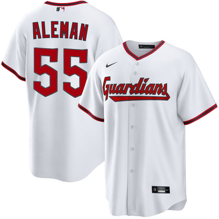 Franco Aleman Cleveland Guardians 2026 Home Jersey - White
