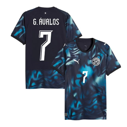 Gabriel Avalos Paraguay National Team 2026 World Cup Away Jersey - Navy