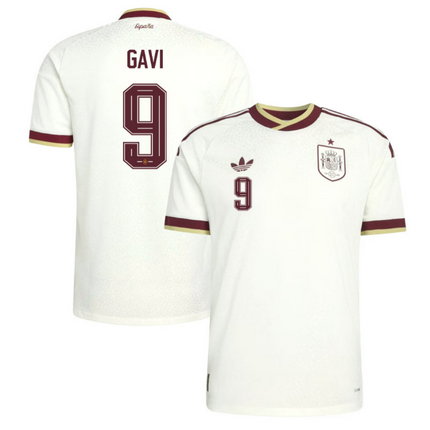 Gavi Spain National Team 2026 World Cup Away Jersey - White