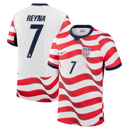 Giovanni Reyna USMNT 2026 World Cup Home Match Jersey - White