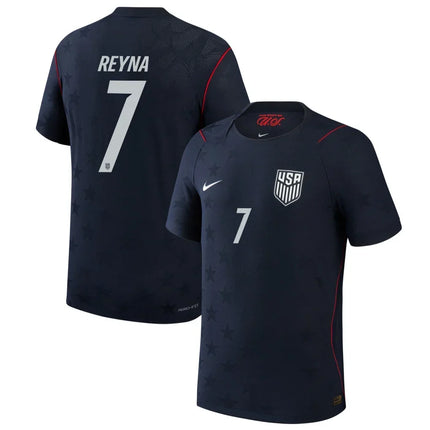 Giovanni Reyna USMNT 2026 World Cup Away Match Jersey - Blue