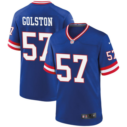 Chauncey Golston New York Giants 2026 Classic Game Jersey - Royal