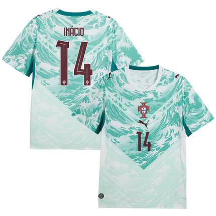 Goncalo Inacio Portugal National Team 2026 World Cup Away Jersey - White