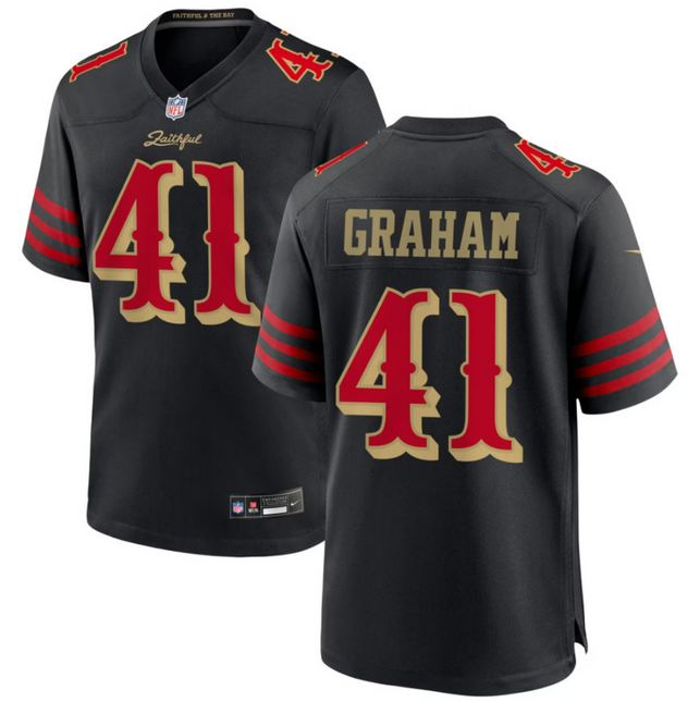 Jalen Graham San Francisco 49ers 2026 Rivalries Collection Game Jersey - Black