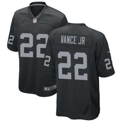 Greedy Vance Jr. Las Vegas Raiders 2026 Game Jersey - Black