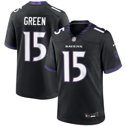 Mike Green Baltimore Ravens 2026 Alternate Game Jersey - Black