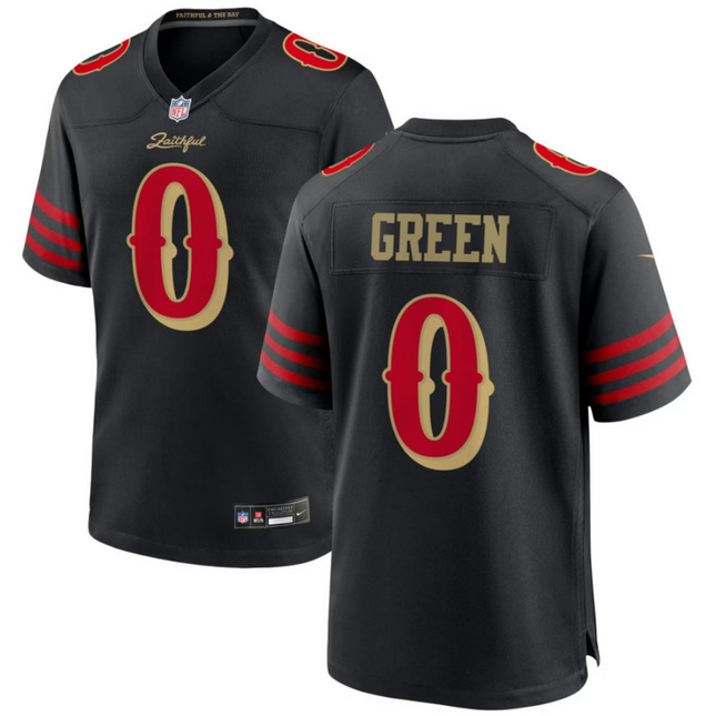 Renardo Green San Francisco 49ers 2026 Rivalries Collection Game Jersey - Black