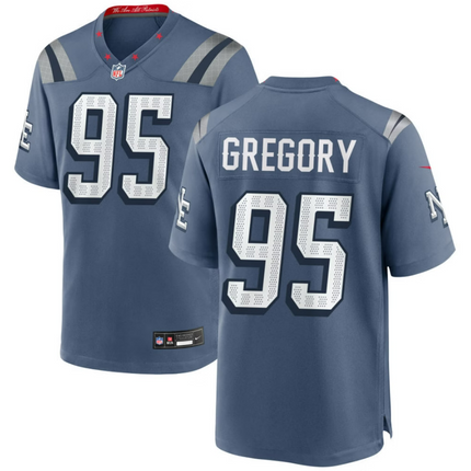 Eric Gregory New England Patriots 2026 Rivalries Collection Game Jersey - Blue