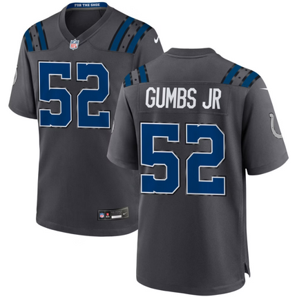 George Gumbs Jr Indianapolis Colts 2026 Rivalries Collection Game Jersey - Anthracite