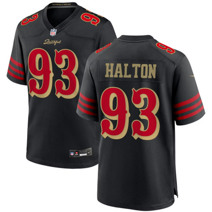 Gracen Halton San Francisco 49ers 2026 Rivalries Collection Game Jersey - Black