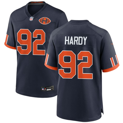 Daniel Hardy Chicago Bears 2026 Rivalries Collection Game Jersey - Navy