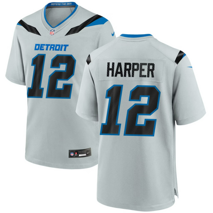 Thomas Harper Detroit Lions 2026 Rivalries Collection Game Jersey - Silver