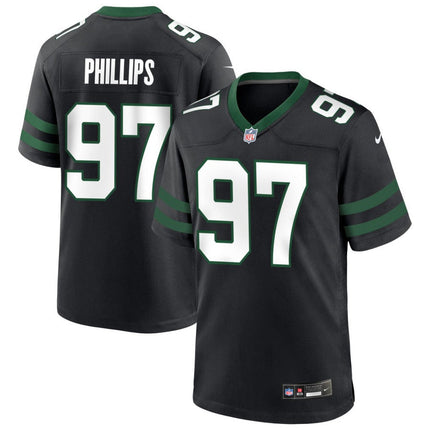 Harrison Phillips New York Jets 2026 Legacy Alternate Game Jersey - Black