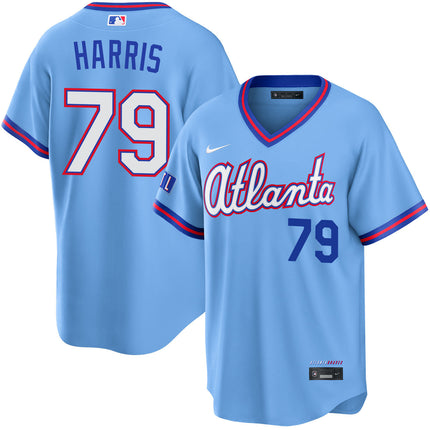 Hayden Harris Atlanta Braves 2026 City Connect Stadium Jersey - Powder Blue