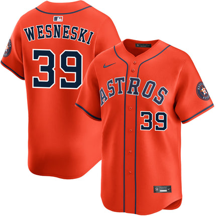 Hayden Wesneski Houston Astros 2026 Alternate Limited Jersey - Orange