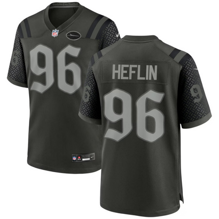 Jack Heflin New York Jets 2026 Rivalries Collection Game Jersey - Green