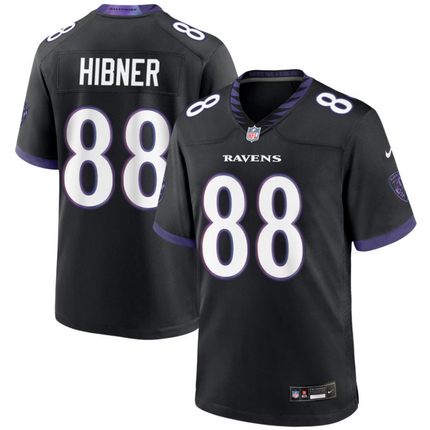 Matthew Hibner Baltimore Ravens 2026 Alternate Game Jersey - Black