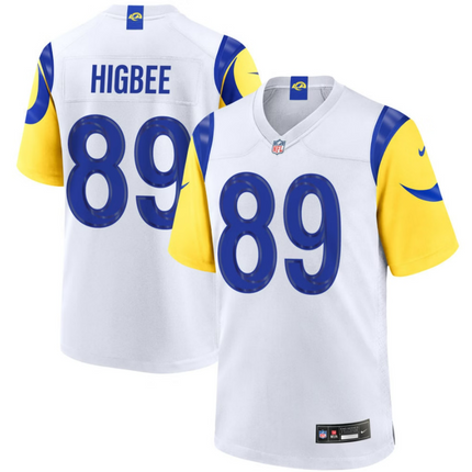 Tyler Higbee Los Angeles Rams 2026 Game Jersey - White