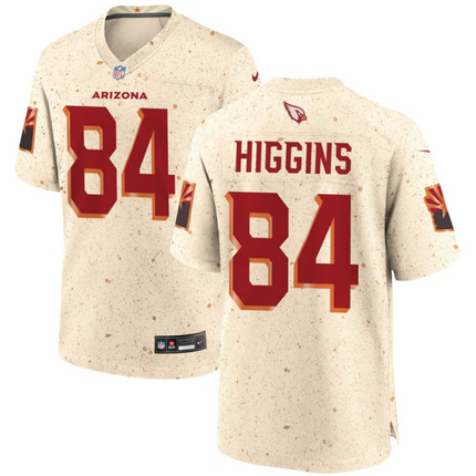 Elijah Higgins Arizona Cardinals 2026 Rivalries Collection Game Jersey - Natural