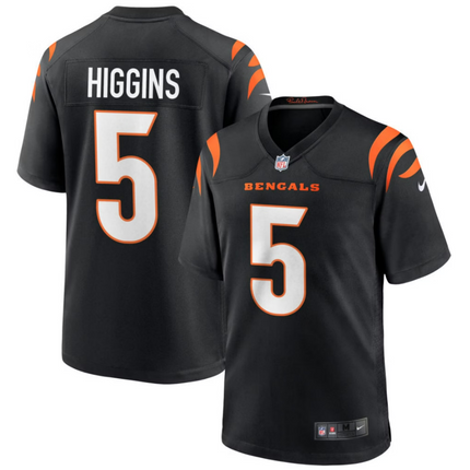 Tee Higgins Cincinnati Bengals 2026 Game Jersey - Black