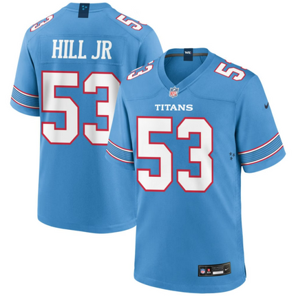 Anthony Hill Jr. Tennessee Titans 2026 Game Jersey - Light Blue