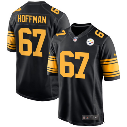 Brock Hoffman Pittsburgh Steelers 2026 Alternate Game Jersey - Black