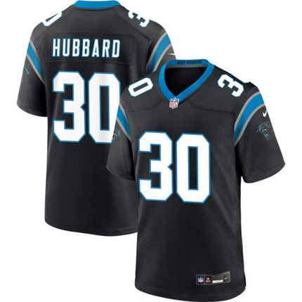 Chuba Hubbard Carolina Panthers 2026 Game Jersey - Black
