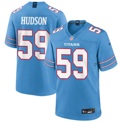 James Hudson Tennessee Titans 2026 Game Jersey - Light Blue