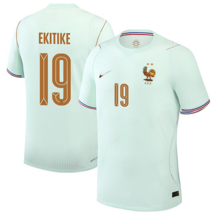 Hugo Ekitike France National Team 2026 World Cup Away Jersey - Green