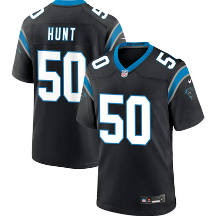 Robert Hunt Carolina Panthers 2026 Game Jersey - Black