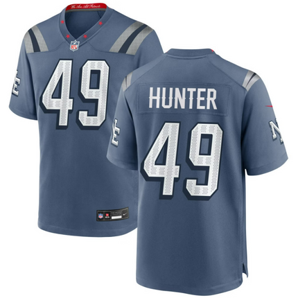 Erick Hunter New England Patriots 2026 Rivalries Collection Game Jersey - Blue