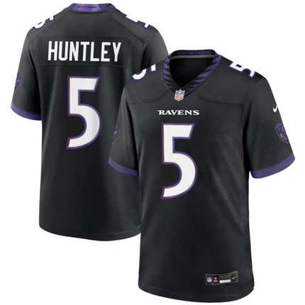 Tyler Huntley Baltimore Ravens 2026 Alternate Game Jersey - Black