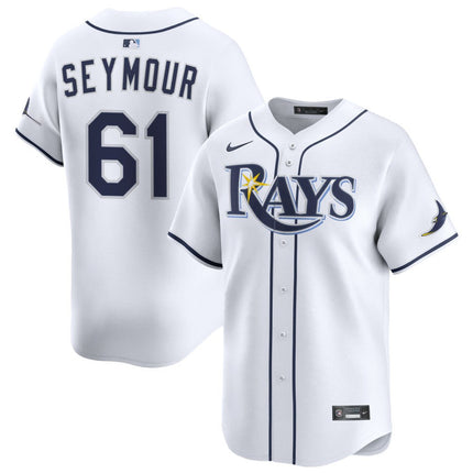 Ian Seymour Tampa Bay Rays 2026 Home Limited Jersey - White