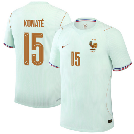 Ibrahima Konate France National Team 2026 World Cup Away Jersey - Green
