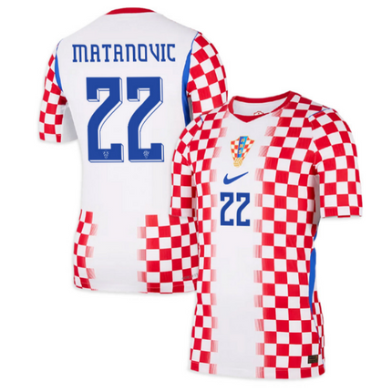 Igor Matanovic Croatia National Team 2026 World Cup Home Jersey - Red